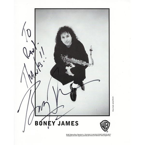 Boney James signed photo