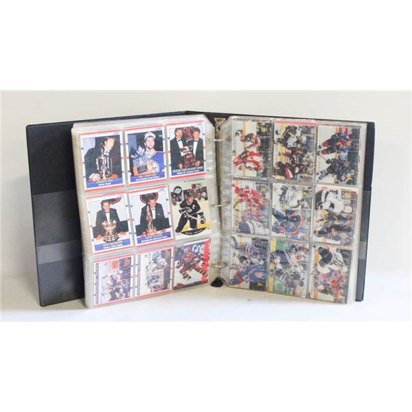 HOCKEY CARDS IN BINDER