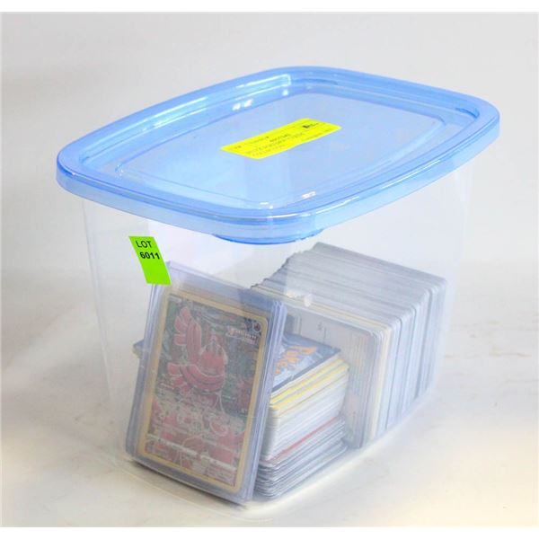 BIN OF POKEMON CARDS COLLECTION
