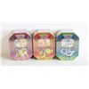 Image 1 : LOT OF 3 SEALED POKEMON GX TINS 4 PACKS PER TIN