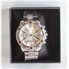 Image 1 : LADIES FASHION WATCH; GENEVA ALL SILVER IN COLOUR