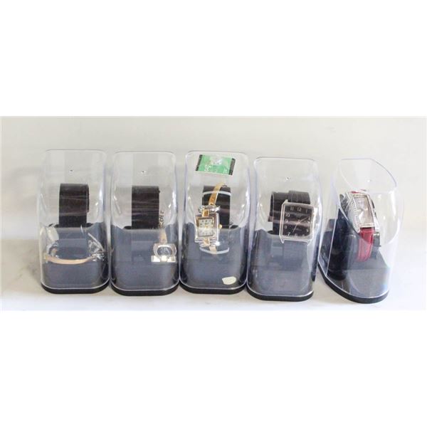 BUNDLE OF 5 NEW JAPAN MOV'T WRIST WATCHES