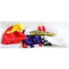 Image 1 : LOT OF ASSORTED ESTATE FLAGS; CHINA, KOREA,