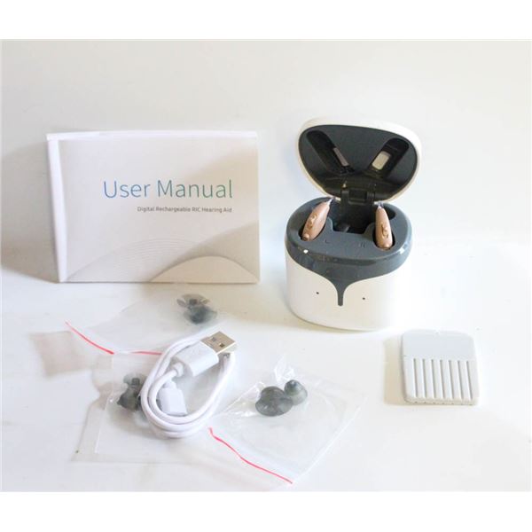 RECHARCEABLE RIC HEARING AIDS;  DIGITAL