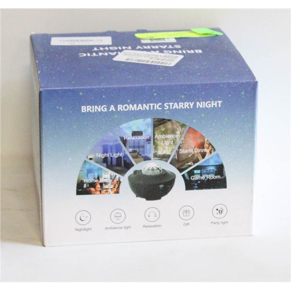 NEW 3-IN-1 STAR PROJECTOR BT SPEAKER W/REMOTE