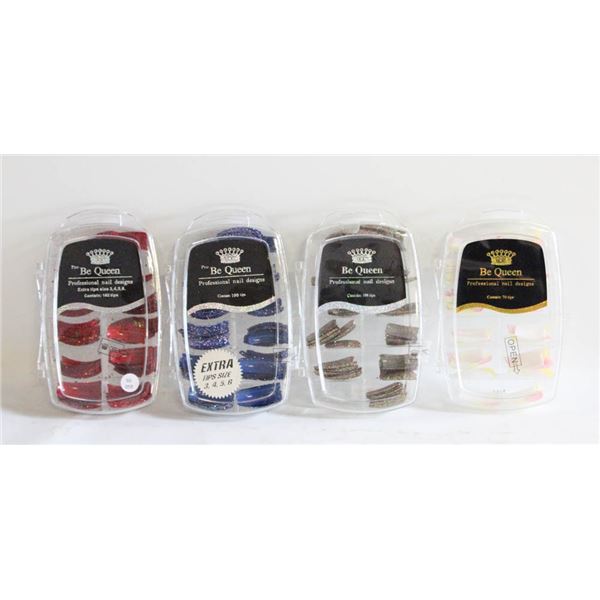 OPEN TESTER PACKS ARTIFICIAL NAILS VARIETY