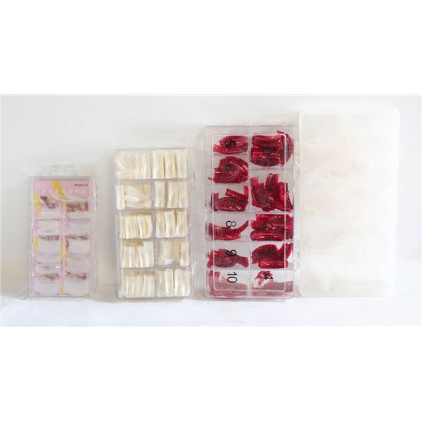 OPEN TESTER PACKS ARTIFICIAL NAILS VARIETY