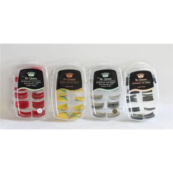 OPEN TESTER PACKS ARTIFICIAL NAILS VARIETY