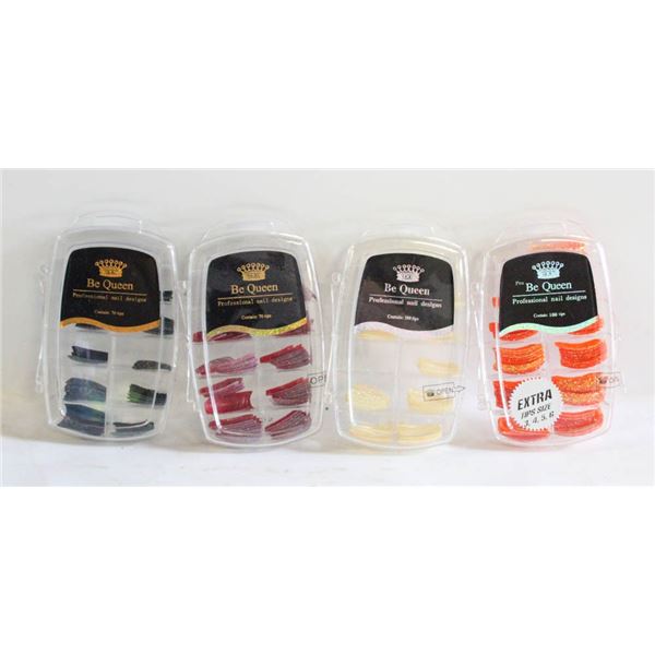 OPEN TESTER PACKS ARTIFICIAL NAILS VARIETY