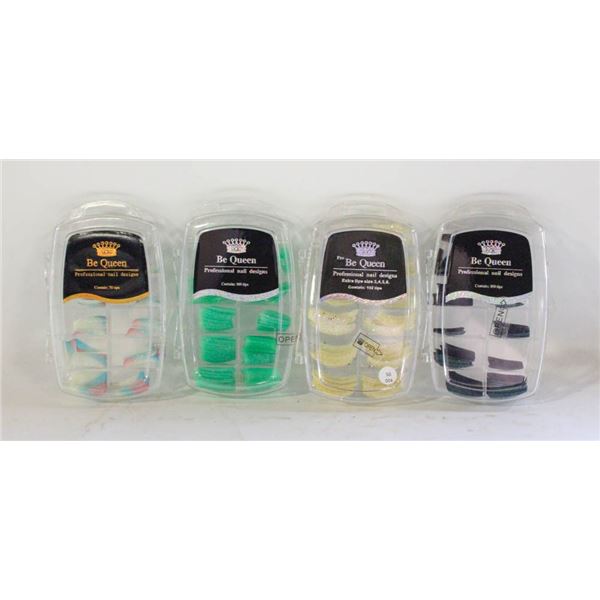 OPEN TESTER PACKS ARTIFICIAL NAILS VARIETY
