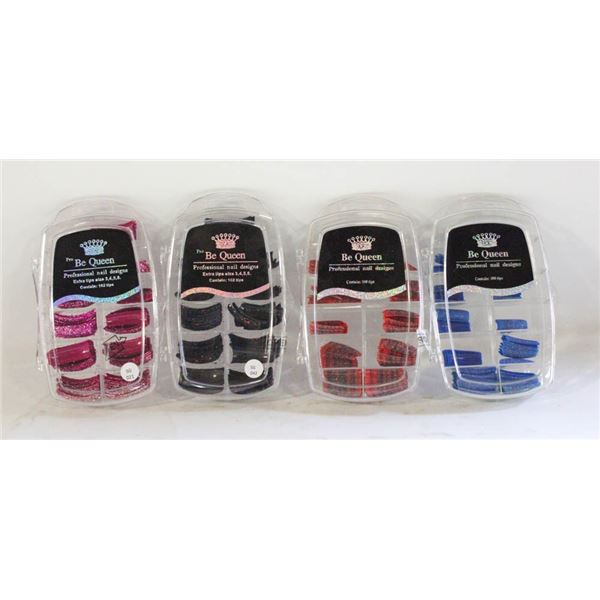OPEN TESTER PACKS ARTIFICIAL NAILS VARIETY
