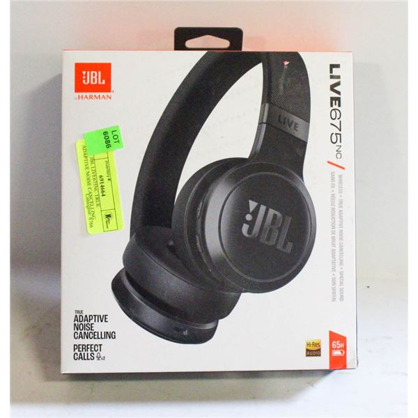 NEW JBL LIVE675NC TRUE ADAPTIVE NOISE CANCELLING