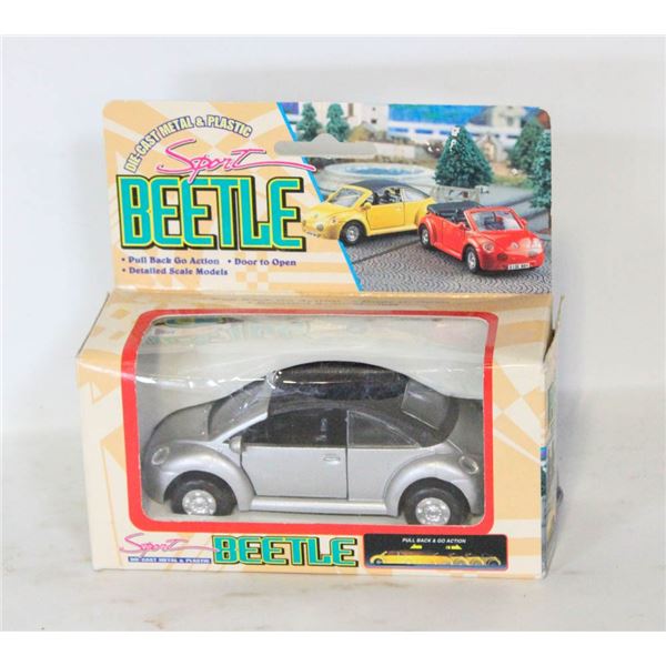 NEW BEETLE SPORT PULL BACK DIECAST ACTION MODEL