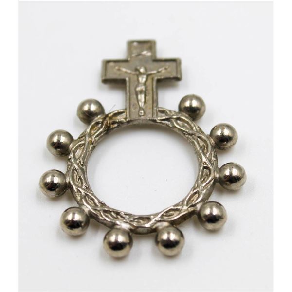 COPPER NICKEL ZINC FINGER ROSARY