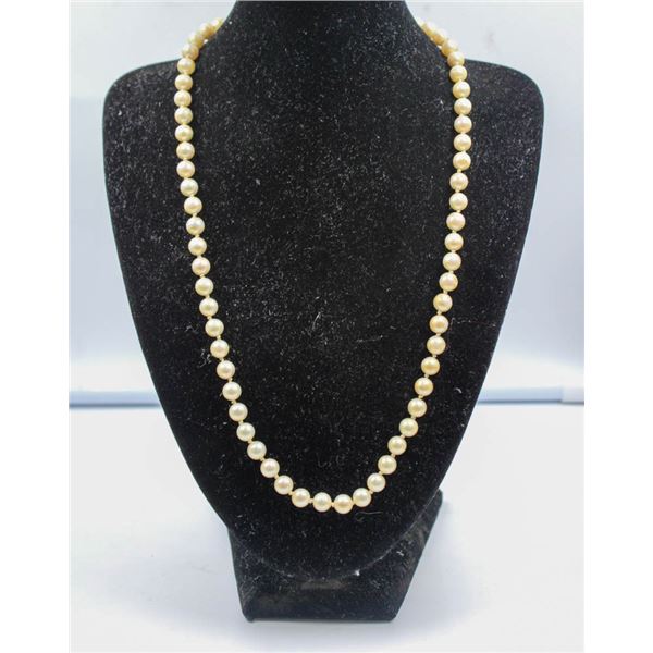 21" NECKLACE PEARL STYLE