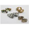 Image 1 : 4 PAIRS OF ESTATE CLIP ON EARRINGS- VINTAGE