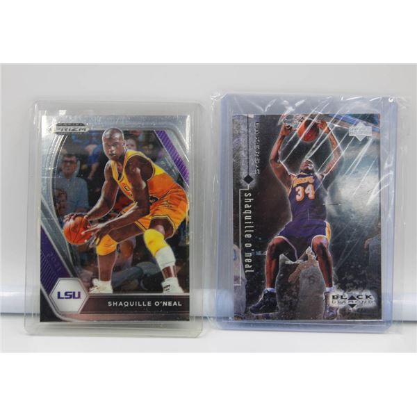 SHAQUILLE O'NEAL BASKETBALL CARDS LAKERS LSU
