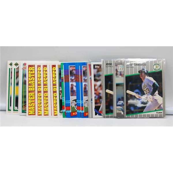 JOSE CONSECO BASEBALL CARDS MLB