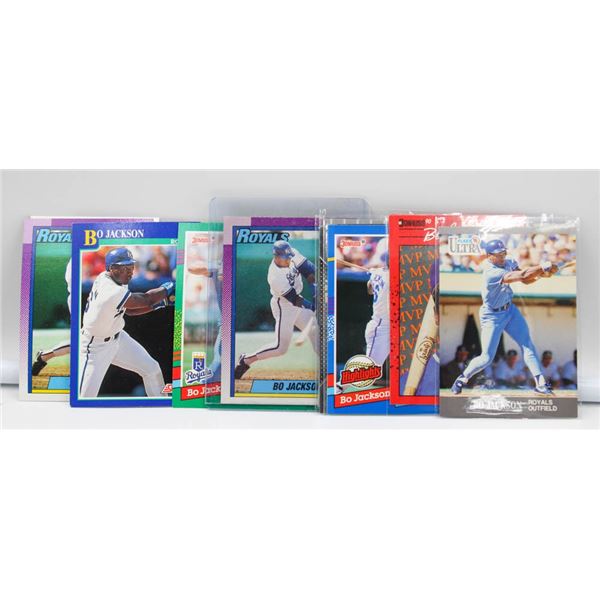 BO JACKSON CARDS BASEBALL MLB