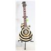 Image 1 : GUITAR PIGGY BANK ON STAND - SMALL CHIP OUT