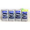 Image 1 : NEW 4 SEALED GILLETTE CLEAR GELL TRANSPARENT FAST