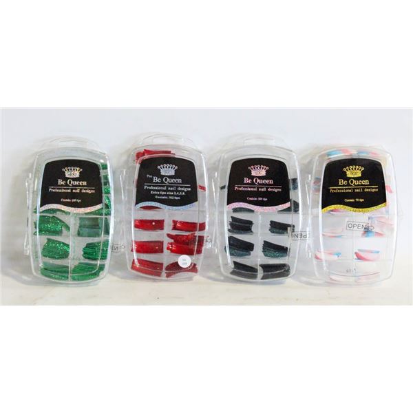 OPEN TESTER PACKS ARTIFICIAL NAILS VARIETY