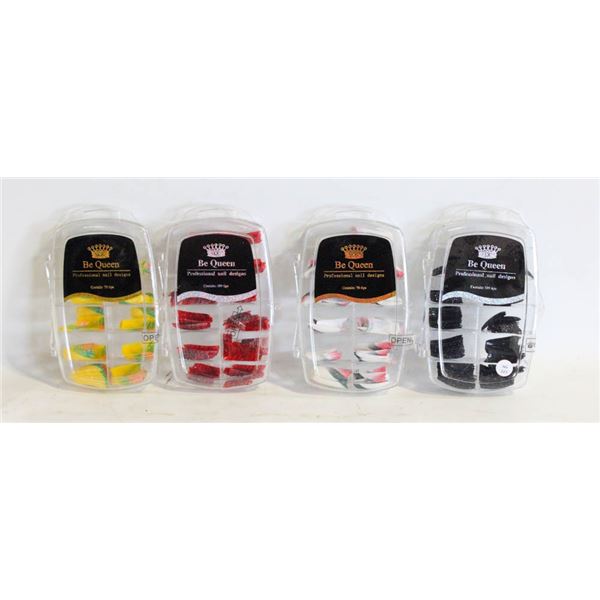 OPEN TESTER PACKS ARTIFICIAL NAILS VARIETY