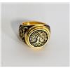 Image 1 : TREE OF LIFE GOLD COLOUR RING