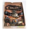 Image 1 : ESTATE LEATHER BELTS WITH BUCKLES