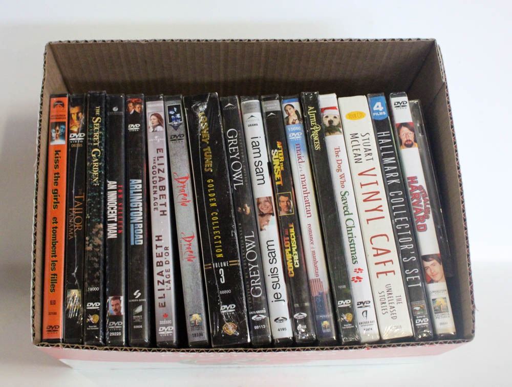 17 DVDS NEW IN PLASTIC