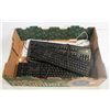 Image 1 : FLAT OF ASSORTED KEYBOARDS INCLUDING APPLE