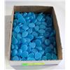 Image 1 : 208 PCS BLUE GLOW PEBBLES GLOWING ROCKS FOR