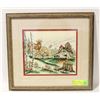 Image 1 : VINTAGE 16X14 PICTURE MADE IN MANITOBA