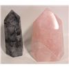 Image 1 : LG ROSE QUARTZ 192G & RUTILATED QTZ TOWER