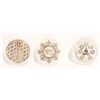 Image 1 : 3PCS SELENITE DISC 2.5 INCH