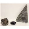 Image 1 : SUNSET LABRADORITE SLAB 4IN SMOKEY QUARTZ