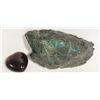 Image 1 : RAW MALACHITE SLAB 3.5IN & SMOKEY QTZ