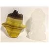 Image 1 : QUARTZ BUDDHA 3INCH WITH FLUORITE HAMSA