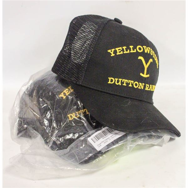 2 YELLOWSTONE SNAPBACK HATS - MENS
