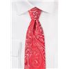 Image 1 : NEW MENS PAISLEY MICROFIBER RED WEDDING TIE