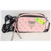 Image 1 : "GUESS" STYLE SHOULDER BAG; PINK