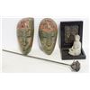 Image 1 : WOODEN MASKS, BUDDA & ROSE DECOR