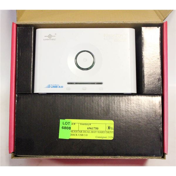 NEXSTAR DUAL-BAY HARD DRIVE DOCK USB 3.0