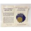 Image 1 : WORLDS FIRST SPACE AGE COIN 1962