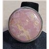 Image 1 : 10) NATURAL PERUVIAN PINK OPAL, ROUND BEZEL SET,
