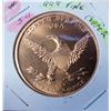 Image 1 : 20)  ONE OUNCE OF .999 FINE COPPER ROUND/