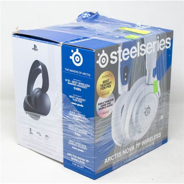 LOT OF 2 GAMING HEADSETS BOTH MISSING