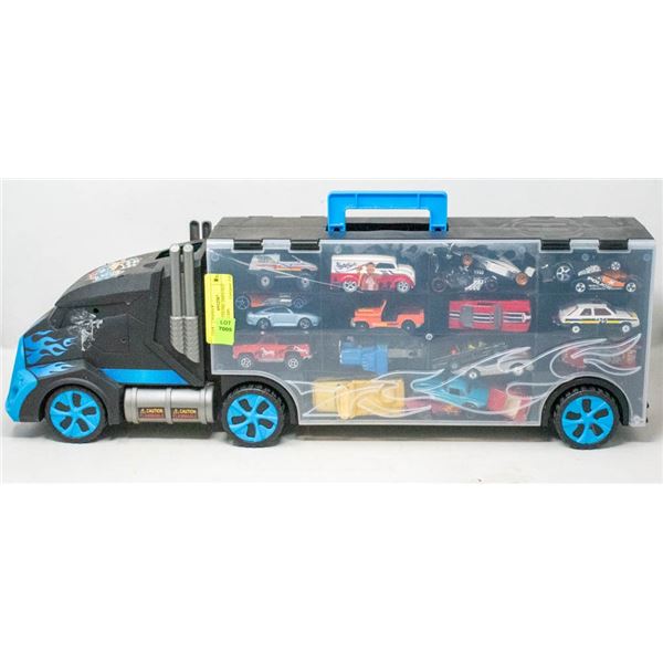 TRUCK WITH PRE 2000'S HOT WHEELS CARS