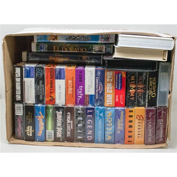 BOX VHS TAPES - ESTATE