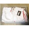 Image 1 : 17 PAIRS WHITE AND GREY PANTS WITH RED STRIPES